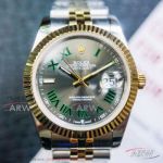 NS Factory Rolex Datejust 41mm Men's Watch Online - Dark Rhodium Face All Gold Case ETA 2836 Automatic 